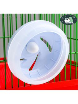 Колесо для грызунов тихое, 11 см, синее