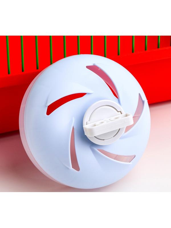 Колесо для грызунов тихое, 11 см, синее