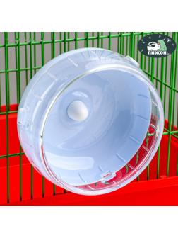 Колесо для грызунов тихое, 14 см, синее