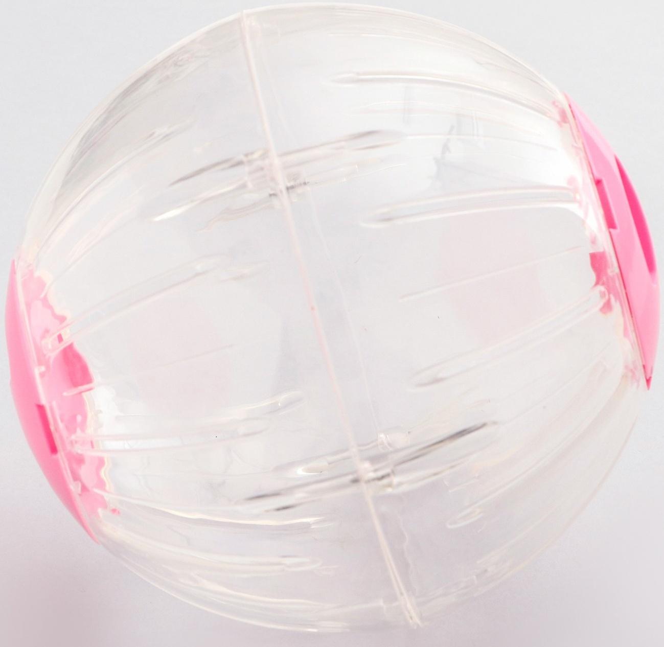 Шар для грызунов Carno, 18,5 см, розовый