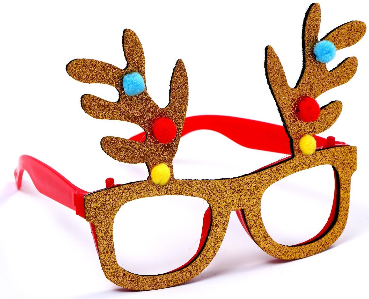 Карнавальные очки «Рожки»