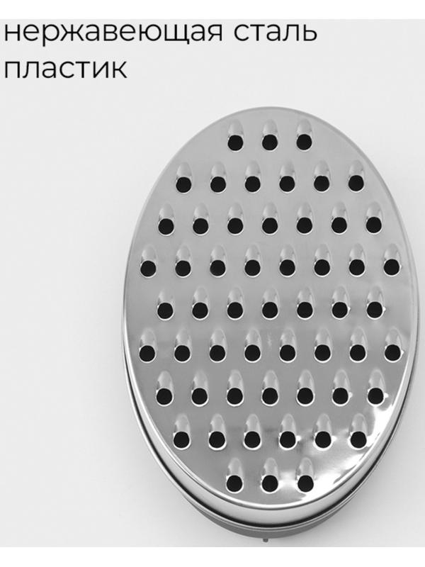 Тёрка с контейнером Magistro Woks, 17×12 см, цвет чёрный