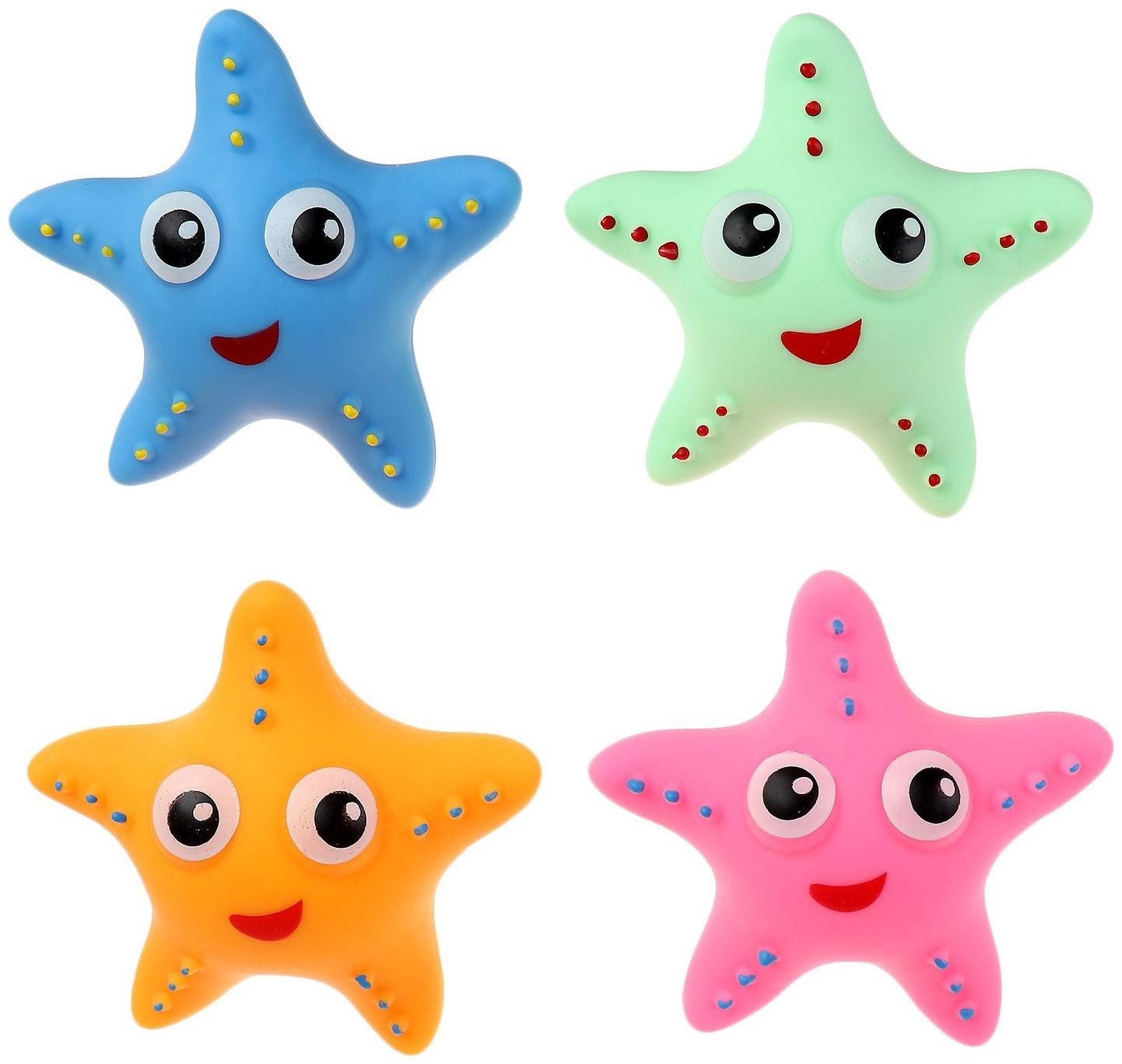 Мялка «Звезда» с пастой, цвета МИКС