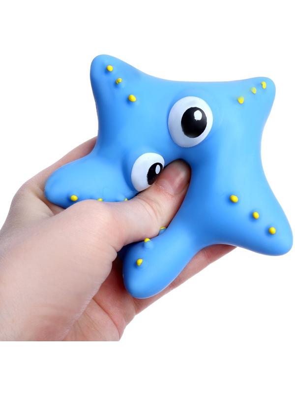 Мялка «Звезда» с пастой, цвета МИКС