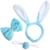 Карнавальный набор «Зайка», 3 предмета: ободок, бабочка, хвост