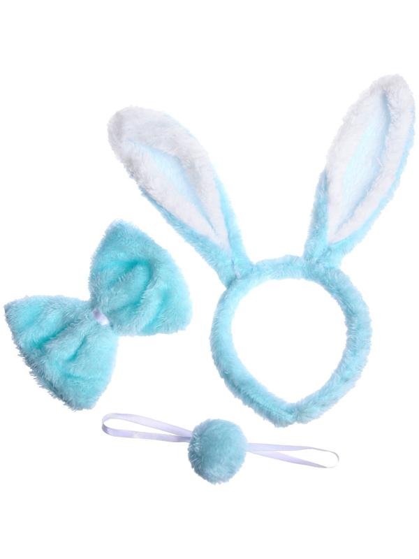 Карнавальный набор «Зайка», 3 предмета: ободок, бабочка, хвост