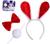 Карнавальный набор «Заяц», 3 предмета: ободок, бабочка, хвост