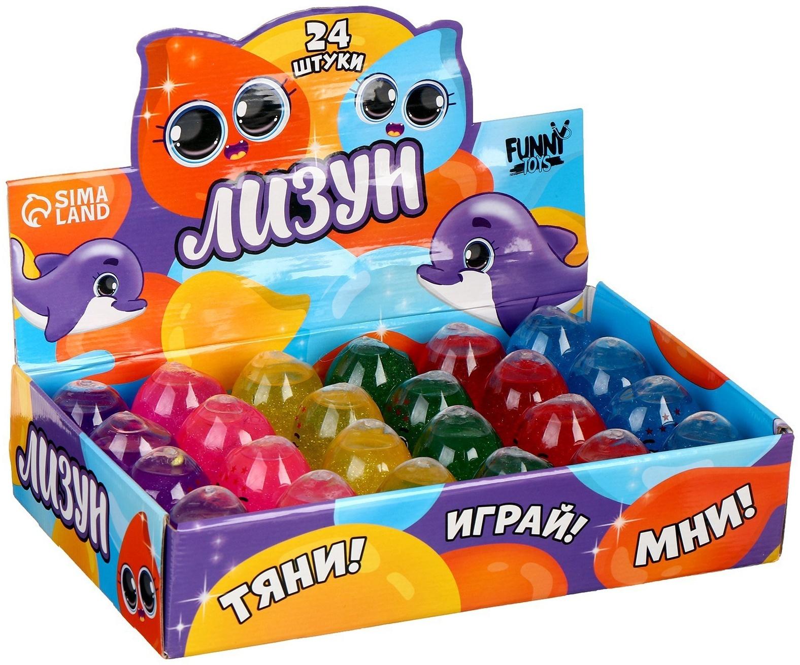 Лизун «Мордочка», цвета МИКС