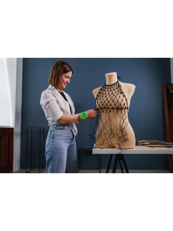 Шнур для плетения, из натуральной кожи, d = 2 мм, 10 ± 0,5 м, цвет чёрный