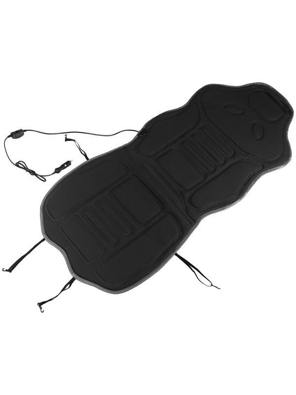 Подогрев сиденья Skyway, со спинкой, 2 режима, серый, 12 В, 2,5-3А, 115 х 52 см