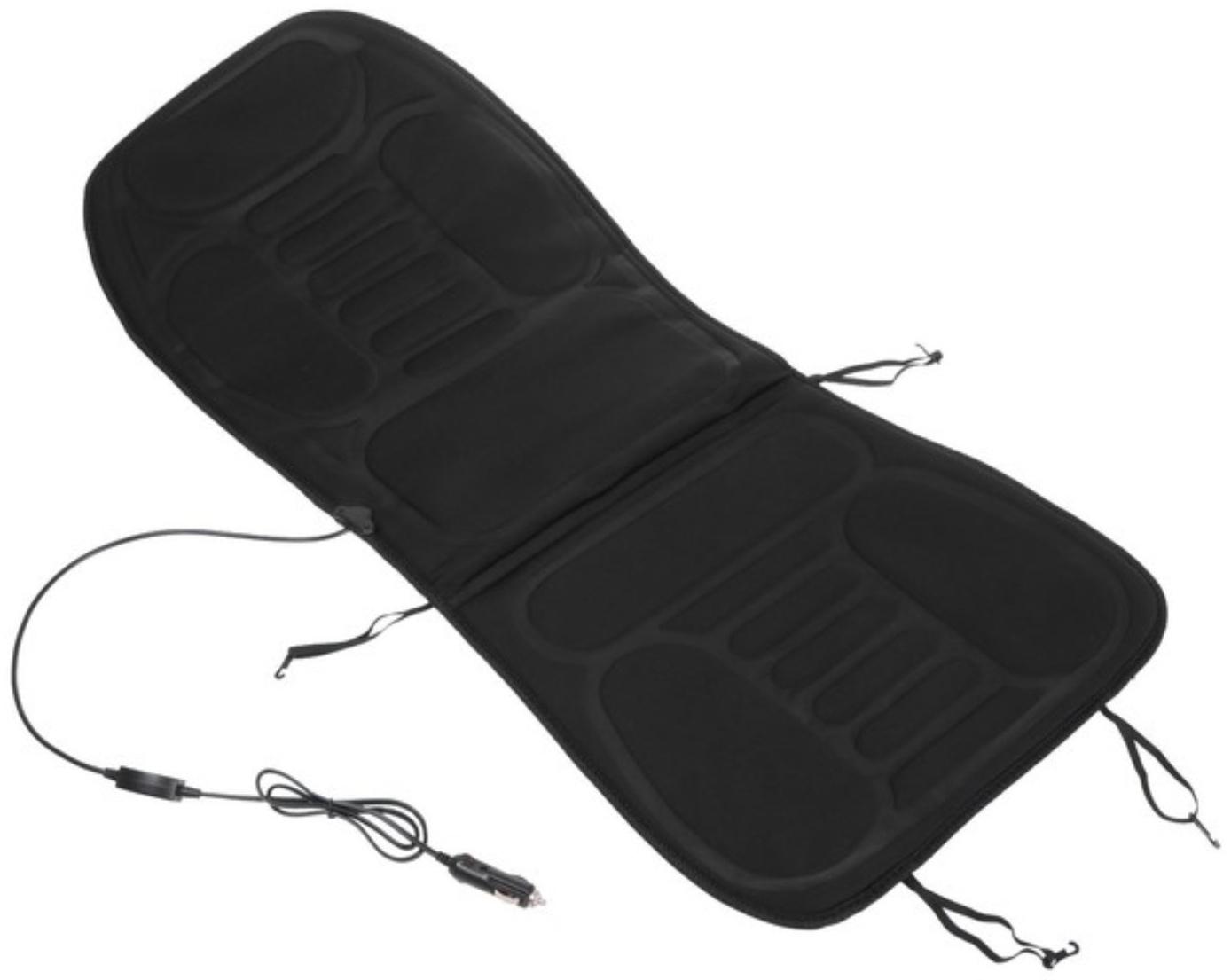 Подогрев сиденья Skyway, со спинкой, 2 режима, черный, 12 В, 116 х 52 см