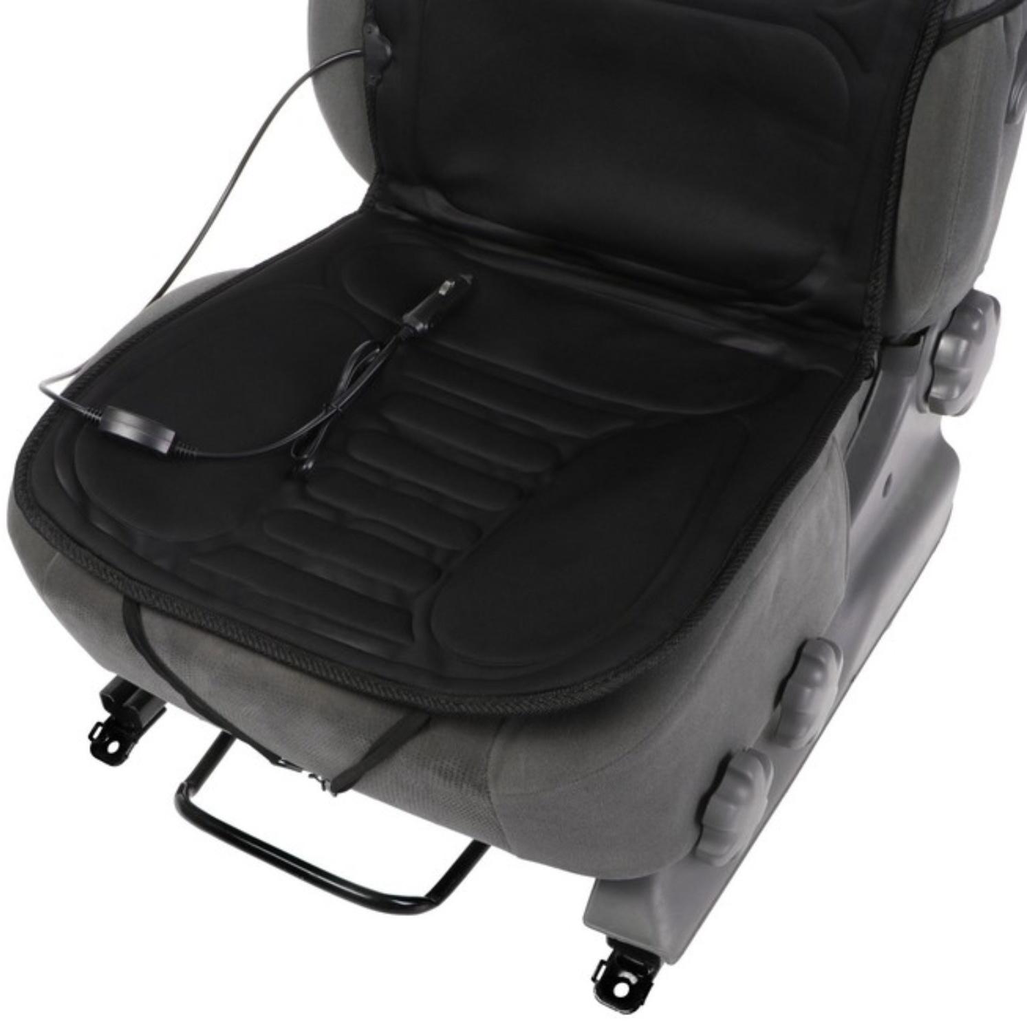 Подогрев сиденья Skyway, со спинкой, 2 режима, черный, 12 В, 116 х 52 см