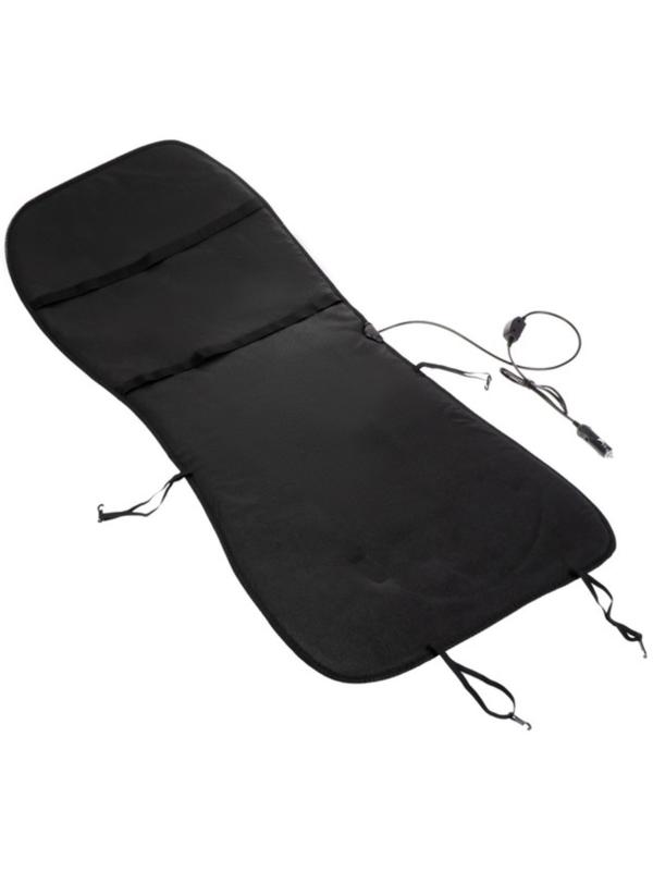 Подогрев сиденья Skyway, со спинкой, 2 режима, черный, 12 В, 116 х 52 см