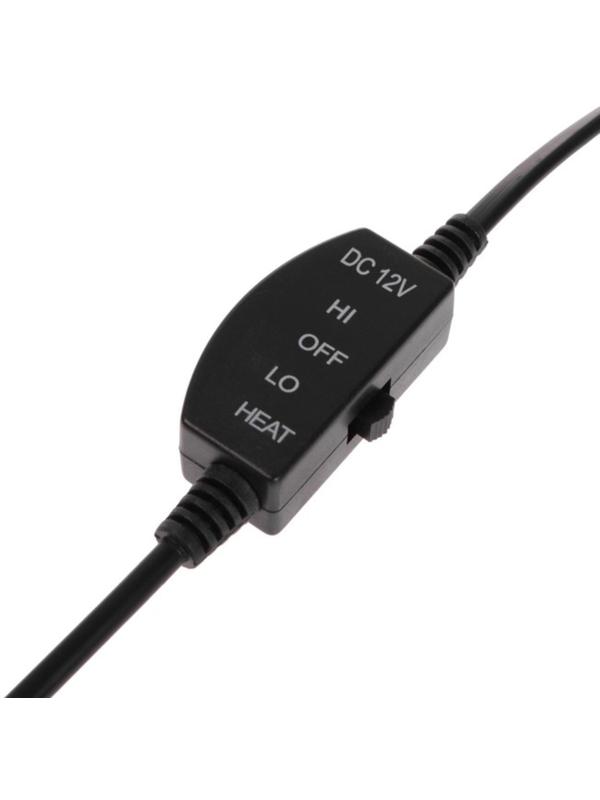 Подогрев сиденья Skyway, со спинкой, 2 режима, черный, 12 В, 116 х 52 см