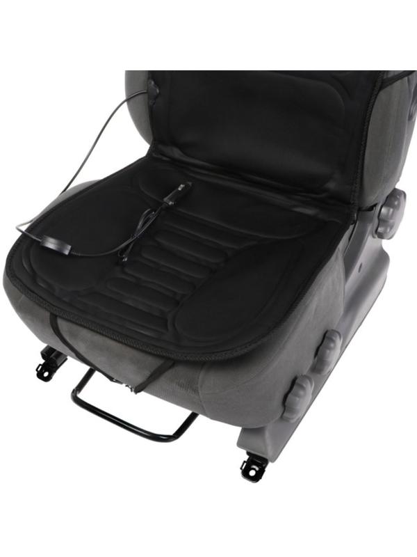 Подогрев сиденья Skyway, со спинкой, 2 режима, черный, 12 В, 116 х 52 см