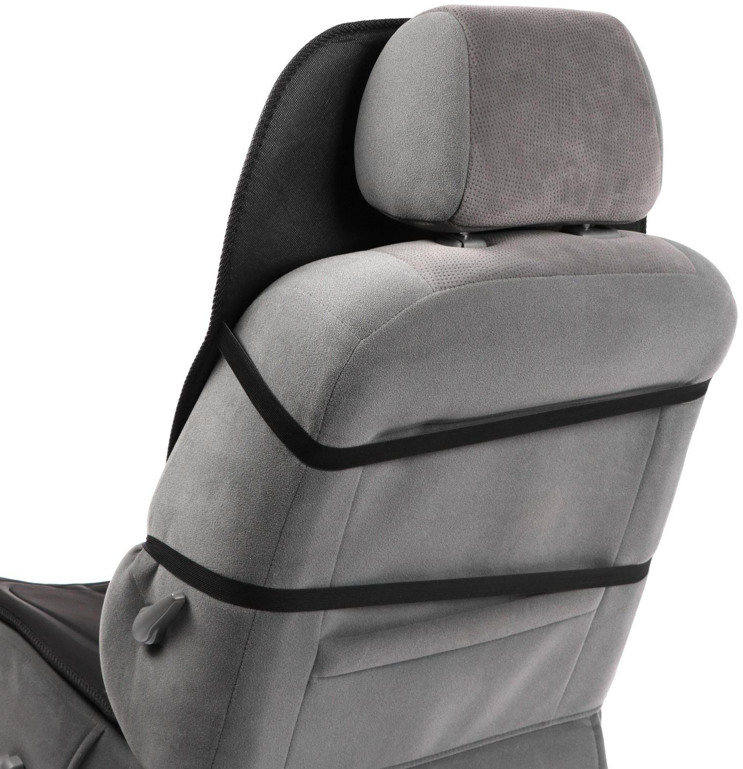 Подогрев сиденья Skyway, со спинкой, 2 режима, черный, 12 В, 2,5-3А, 115 х 52 см