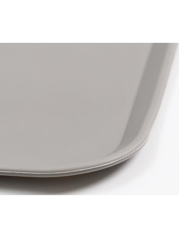 Коврик силиконовый под миску, 47 х 30 см, серый