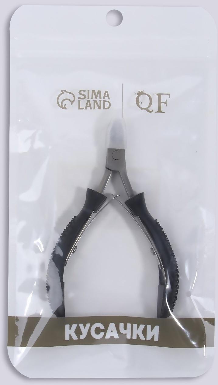 Кусачки маникюрные для кутикулы, 10 см, длина лезвия - 10 мм, цвет чёрный/серебристый