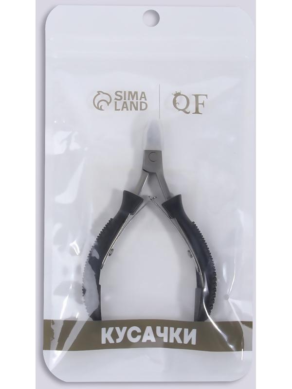 Кусачки маникюрные для кутикулы, 10 см, длина лезвия - 10 мм, цвет чёрный/серебристый