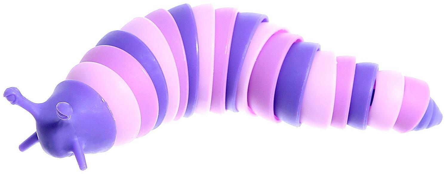 Игрушка-антистресс «Весёлый слизняк», цвета МИКС