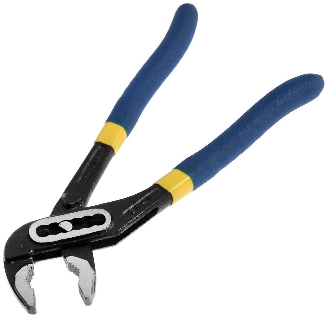 Клещи переставные ТУНДРА, CrV, обрезиненные рукоятки, 200 мм