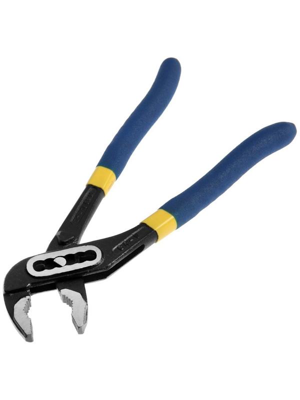Клещи переставные ТУНДРА, CrV, обрезиненные рукоятки, 200 мм