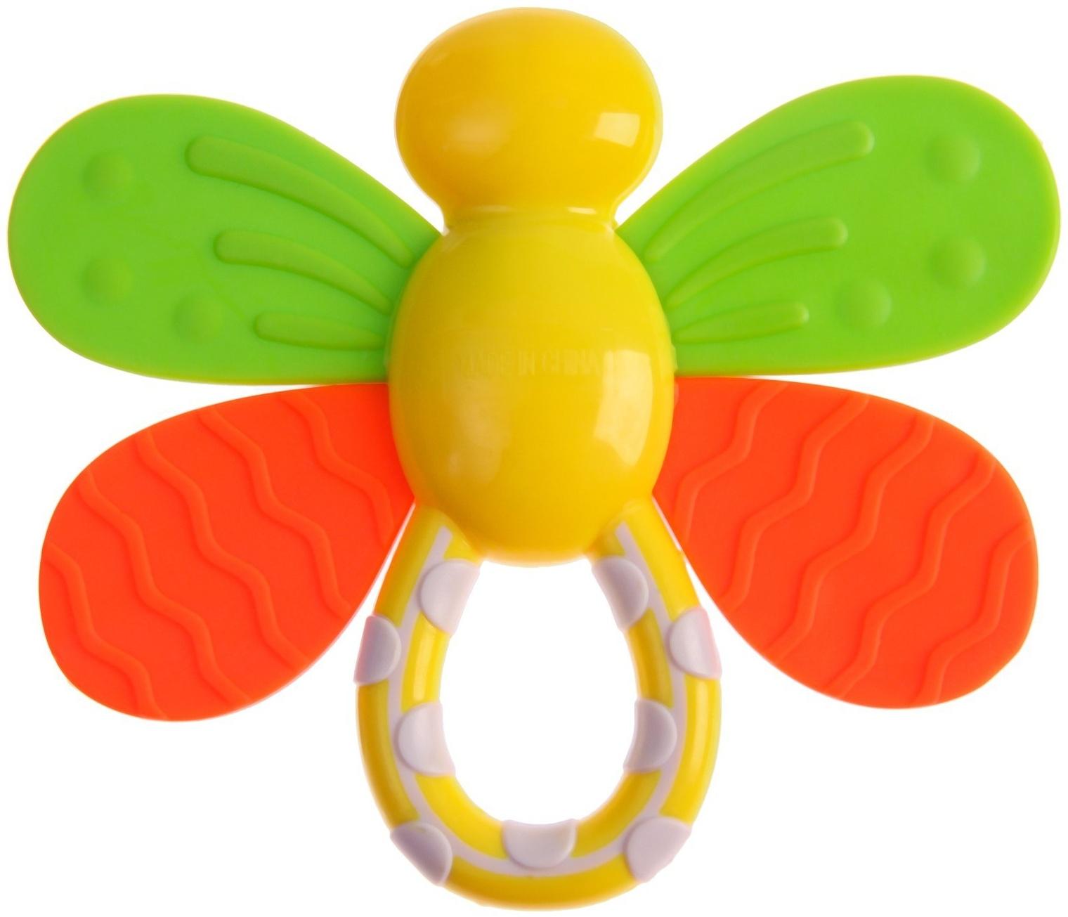 Погремушка «Бабочка», с эластичными элементами