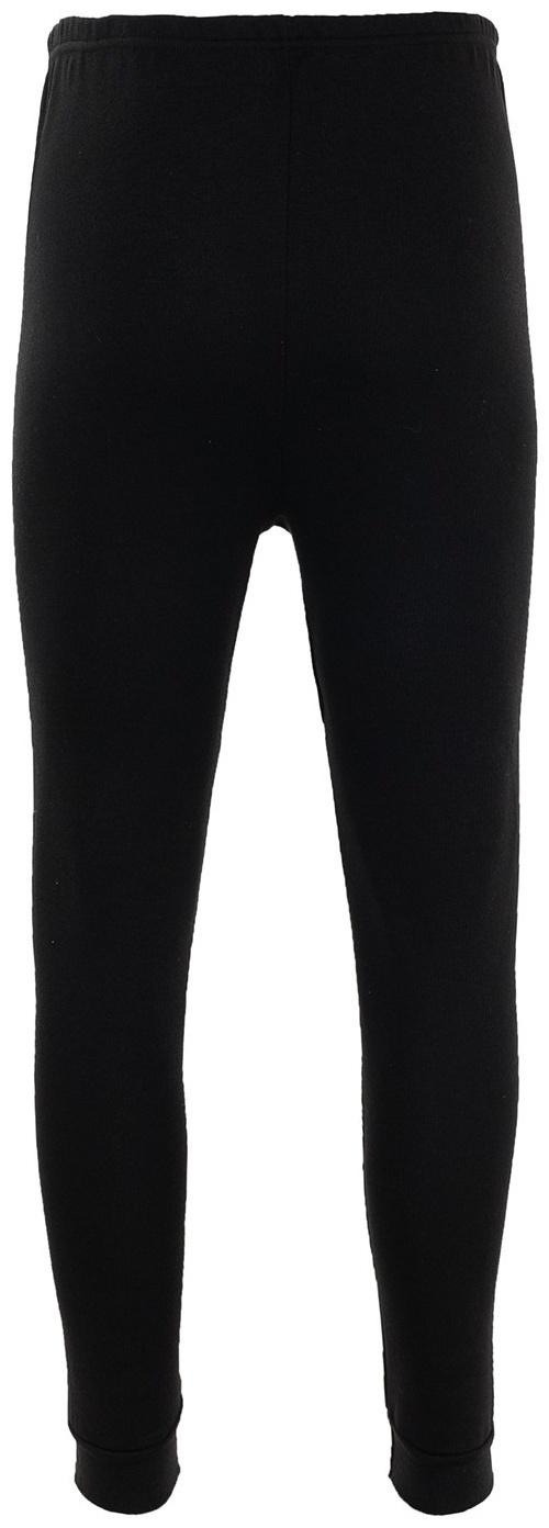 Кальсоны с НАЧЁСОМ, цвет чёрный, размер 52-54