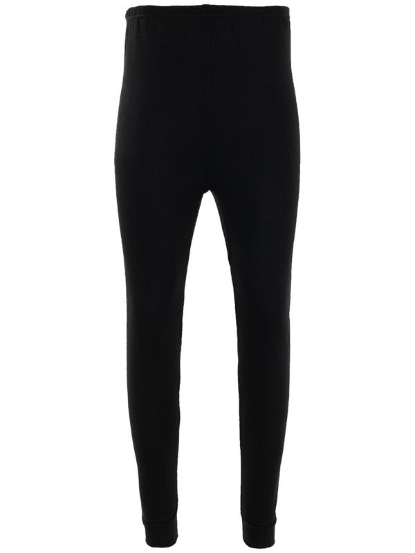 Кальсоны с НАЧЁСОМ, цвет чёрный, размер 52-54