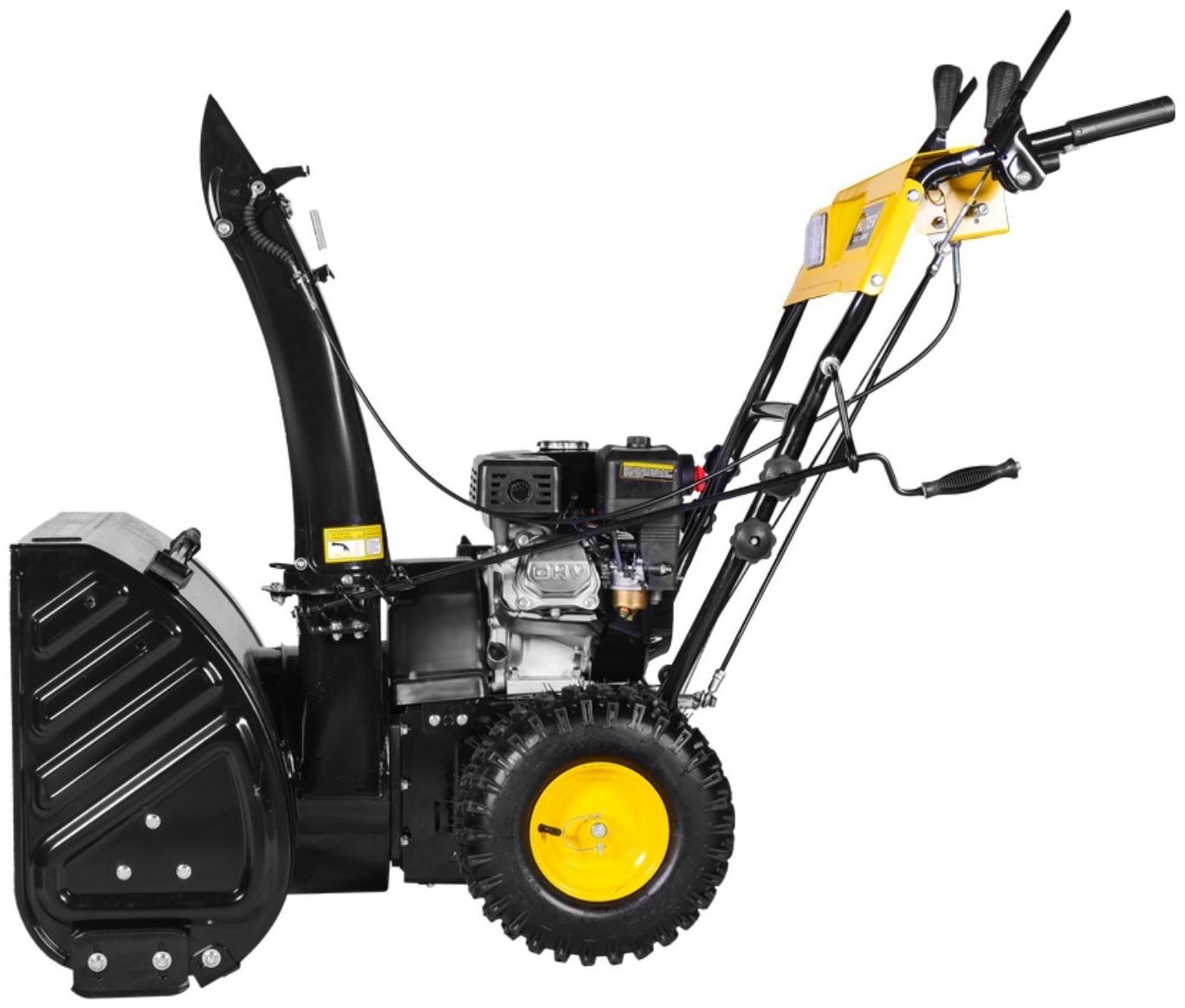 Снегоуборщик Huter SGC 8.0, 8 л.с., самоходный, ск. 6/2, шир/выс 62/53 см, подогрев рукояток