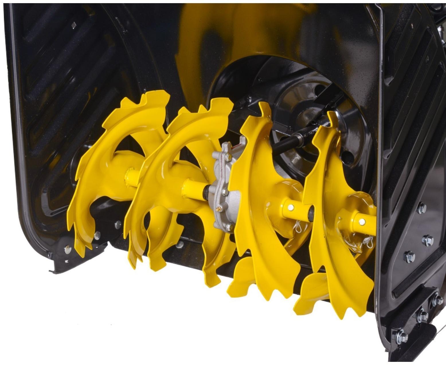 Снегоуборщик Huter SGC 8.0, 8 л.с., самоходный, ск. 6/2, шир/выс 62/53 см, подогрев рукояток