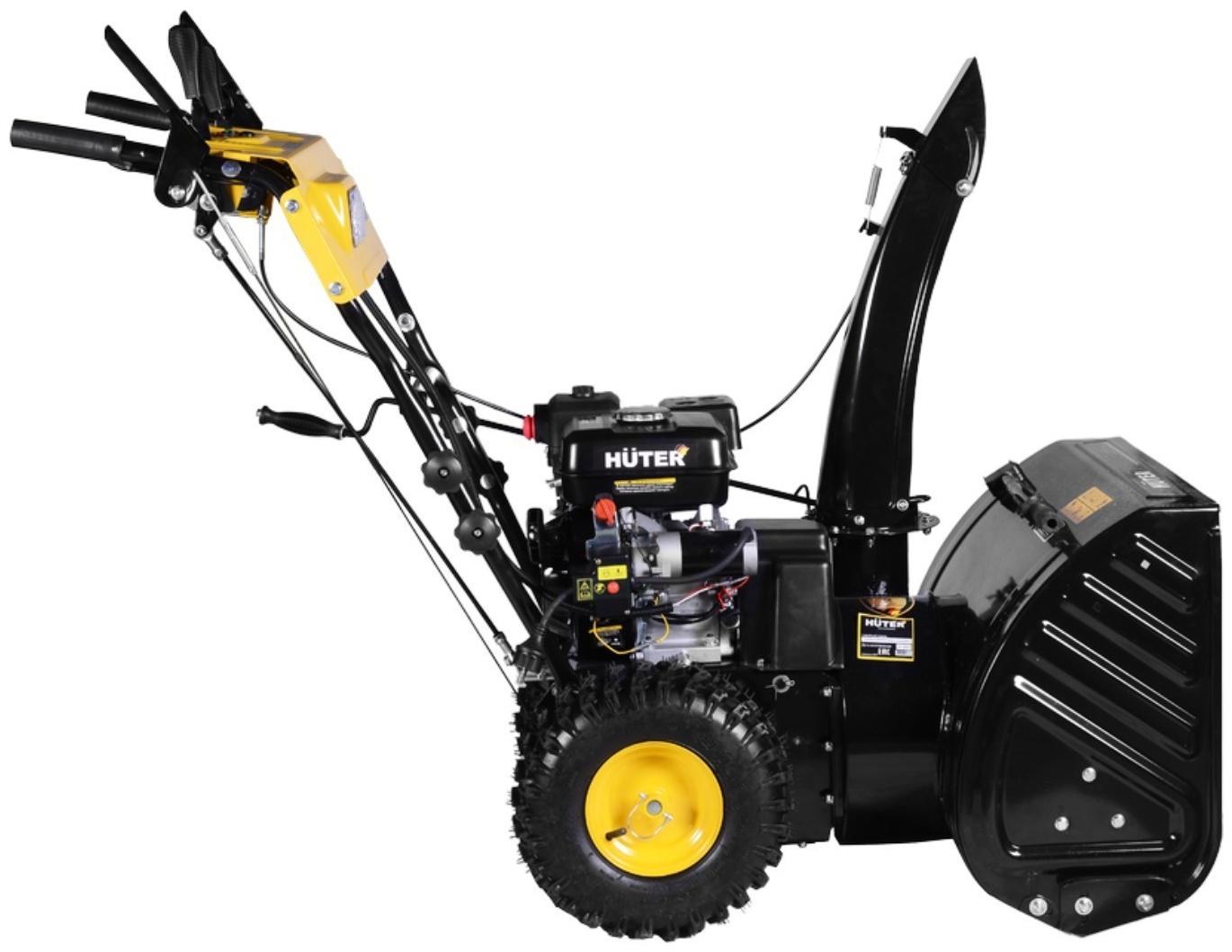 Снегоуборщик Huter SGC 8.0, 8 л.с., самоходный, ск. 6/2, шир/выс 62/53 см, подогрев рукояток