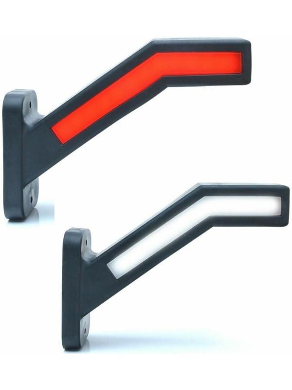 Боковой сигнальный маркер, с сигналом поворота, универсальный, 6000 К, 22 х 10 х 4 см, 2 шт