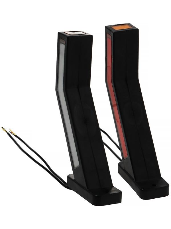 Боковой сигнальный маркер, с сигналом поворота, универсальный, 6000 К, 22 х 10 х 4 см, 2 шт