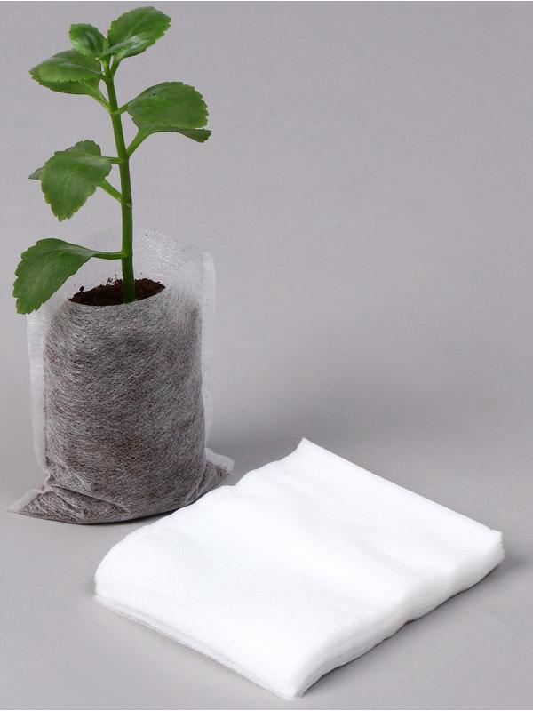 Пакет для рассады, 250 мл, 5,7 × 9 см, спанбонд плотностью 25 г/м², Greengo