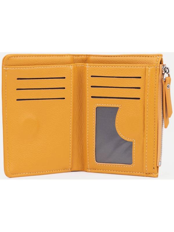 Кошелёк на магните, цвет жёлтый