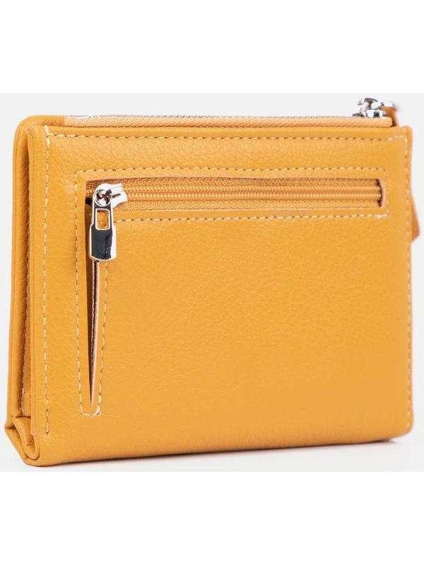 Кошелёк на магните, цвет жёлтый