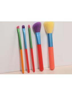 Набор кистей для макияжа «PENCIL», 5 предметов, разноцветные