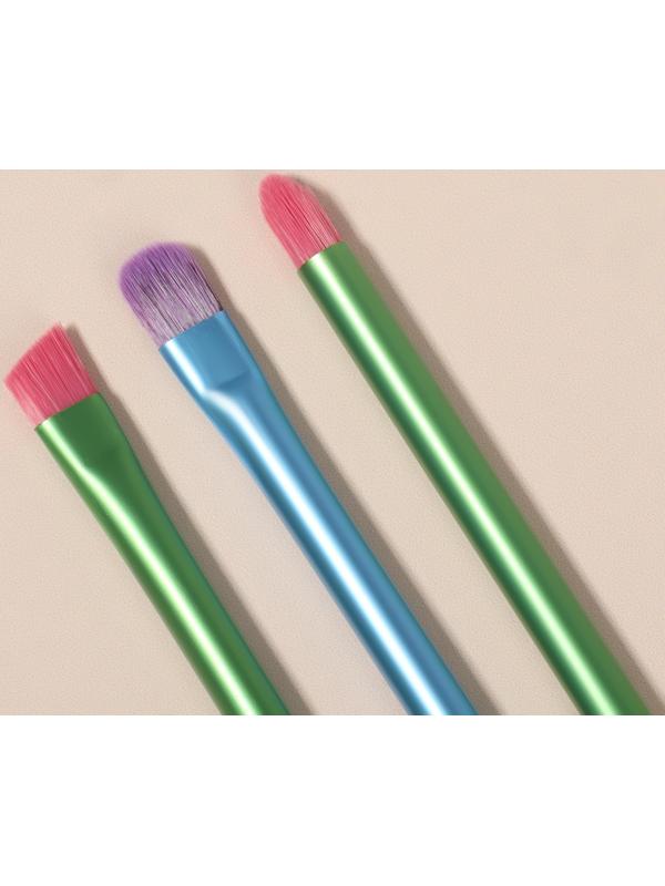 Набор кистей для макияжа «PENCIL», 5 предметов, разноцветные