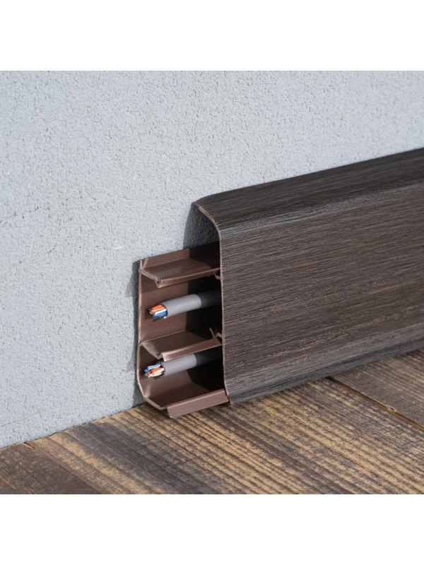 Плинтус напольный 55мм 