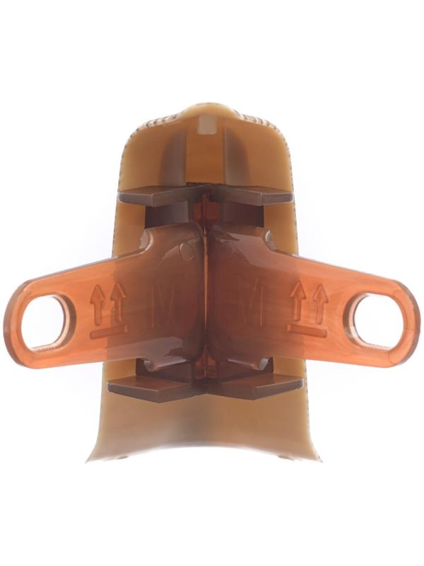 Угол наружный (внешний) с крепежом для плинтуса 55мм 