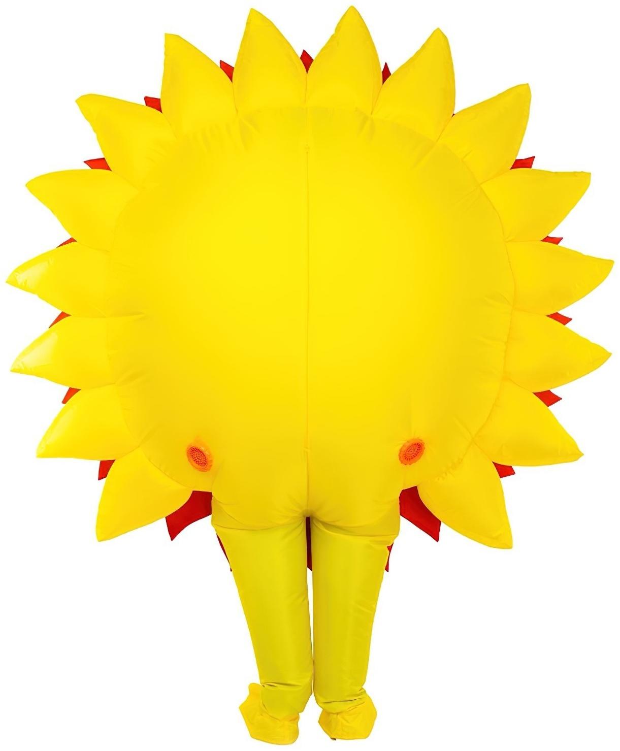 Костюм надувной «Солнышко», рост 150-190 см