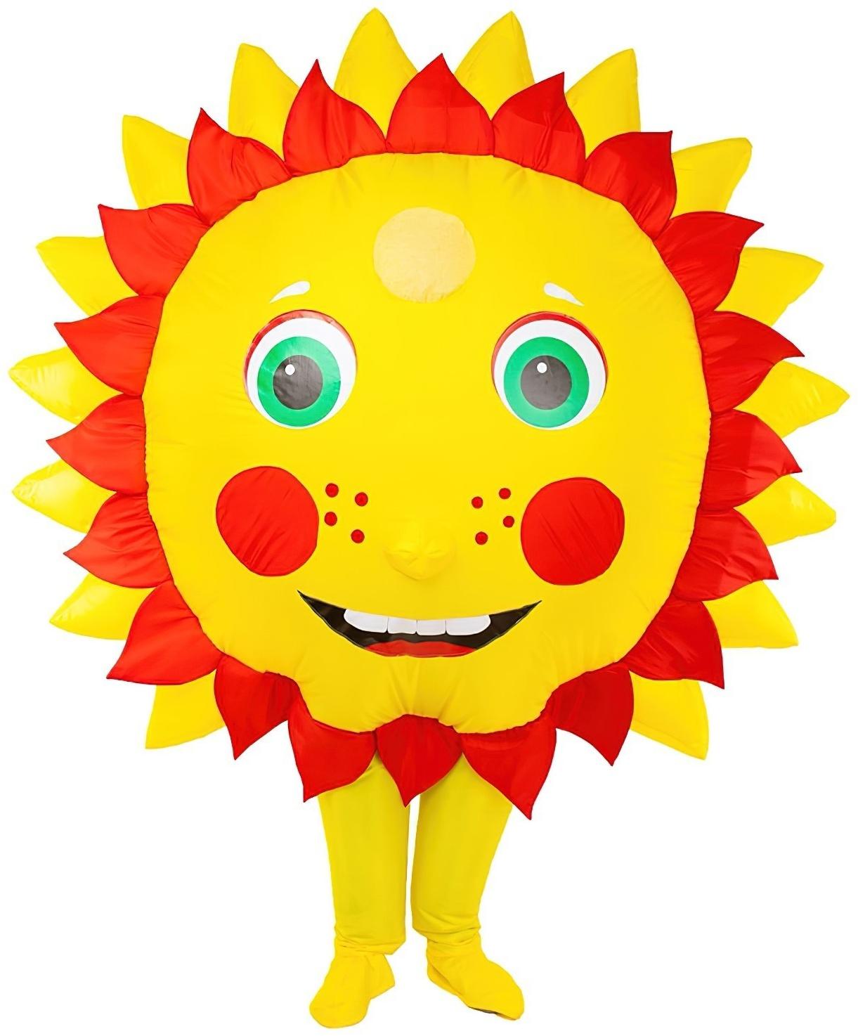 Костюм надувной «Солнышко», рост 150-190 см