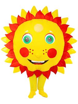 Костюм надувной «Солнышко», рост 150-190 см