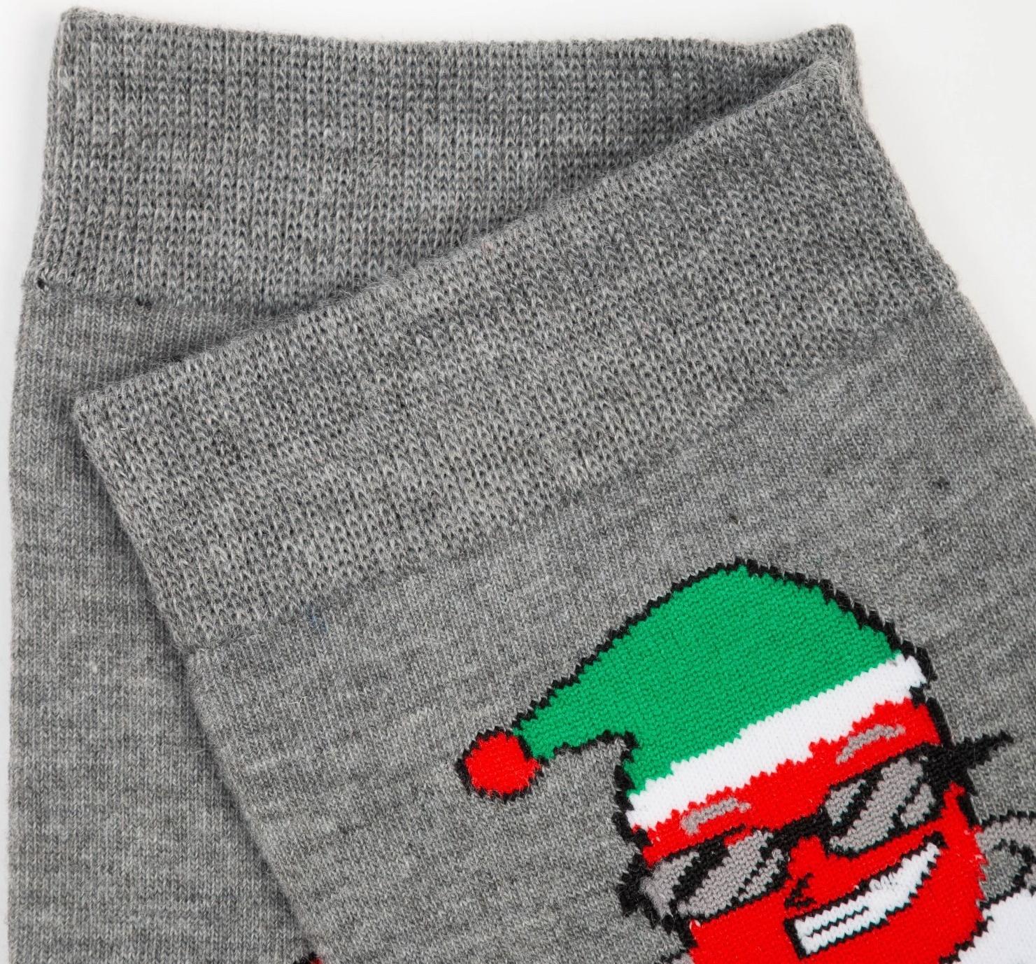 Носки мужские «Мистер красный перчик», цвет серый, размер 39-44