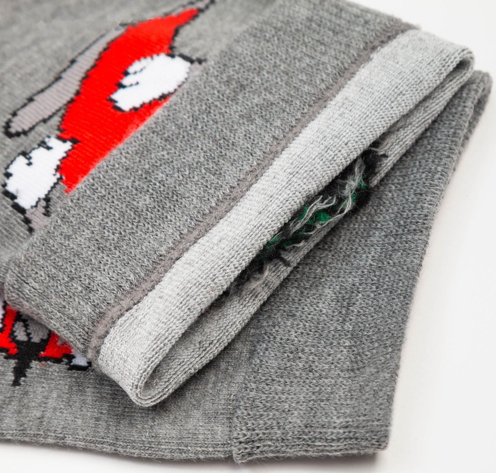 Носки мужские «Мистер красный перчик», цвет серый, размер 39-44