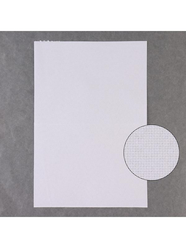 Канва для вышивания №18, 30 × 20 см, цвет белый