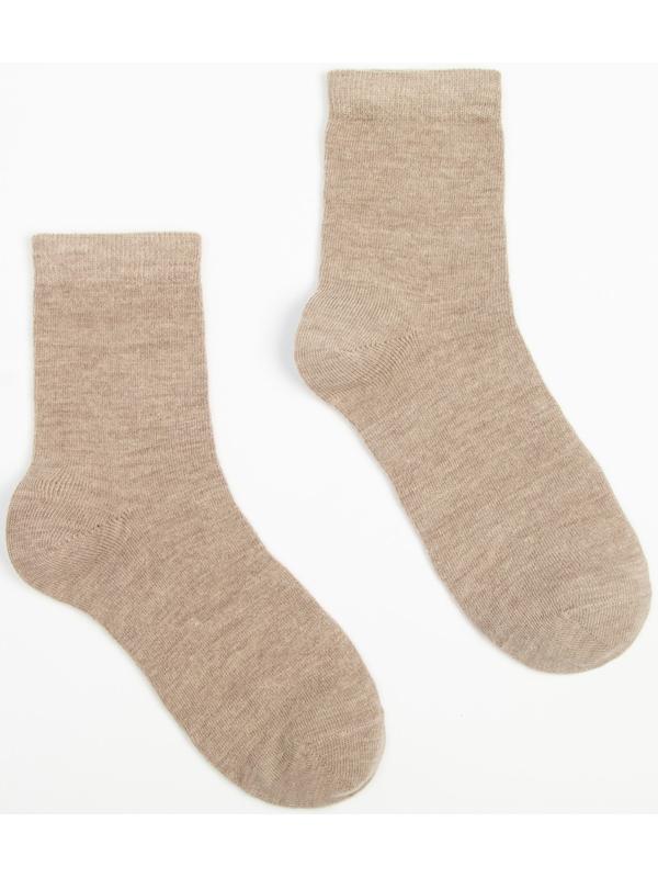Носки женские шерстяные «Super fine», цвет бежевый, размер 35-37