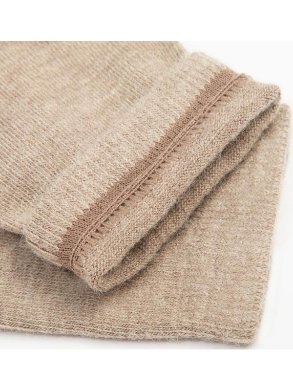 Носки женские шерстяные «Super fine», цвет бежевый, размер 35-37