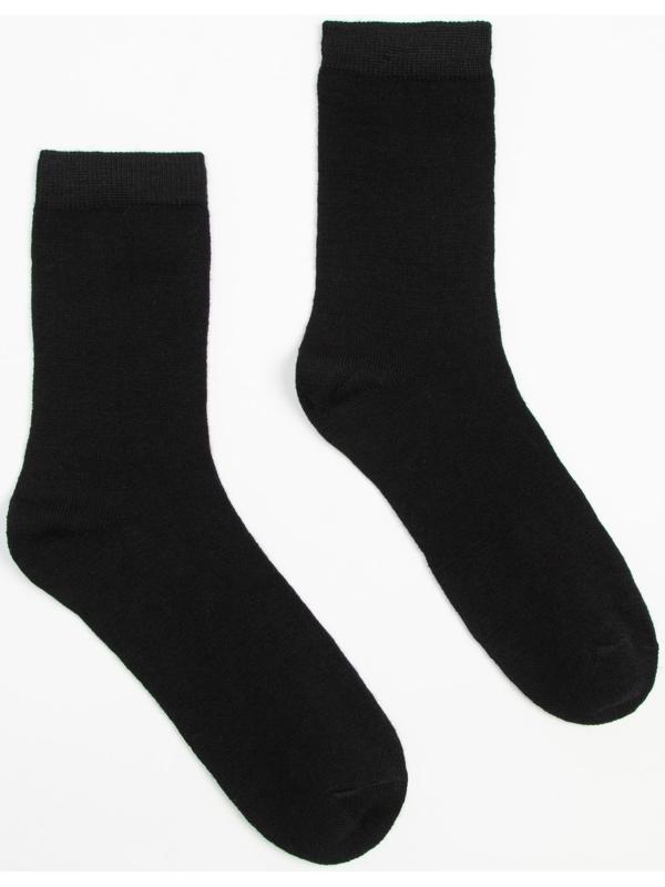 Носки мужские шерстяные «Super fine», цвет чёрный, размер 41-43